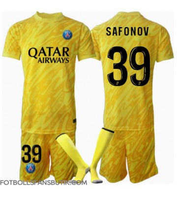 Paris Saint-Germain Matvei Safonov #39 Målvakt Replika Tredje Tröja Barn 2024-25 Kortärmad (+ Korta byxor)